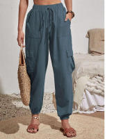 Pantalones blancos Mujer Transpirables, Adecuados para uso diario en - details 32