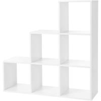 Estantería de Escalera con 6 Cajas Independiente, Para Oficina, Salón - details 2