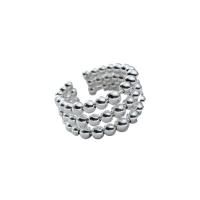 Anillos de plata 925 geométricos de moda para mujer, anillo Irregular hecho a mano de 3 capas, regalo de Navidad para fiesta - details 0