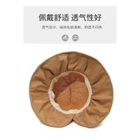 Sombrero para el sol versión coreana femenina alfabeto sombrero de cubo sombrero de paja tejido hueco grandes alerones espalda dividida tenedor sombrero para el sol playa protección solar - details 4