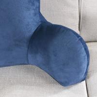 Cojín de respaldo con brazo para descanso de lectura soporte de cintura silla de oficina coche asiento sofá cojín lumbar de terciopelo - details 9