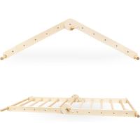 Escalera Montessori Triangular Juguete Multifuncional 3 en 1 Ajustable Madera de Haya y Pino - details 8