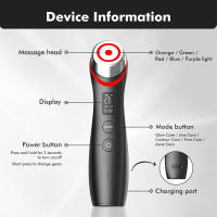 Máquina de elevación para el cuidado facial con microcorriente EMS, masajeador de elevación facial y de cuello con microagujas RF, máquina cosmética para esculpir Ems - details 7