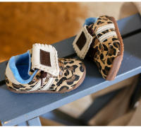 Flip compañeros de clase con estampado de leopardo 3-6 años zapatillas para niños con vellón - details 19