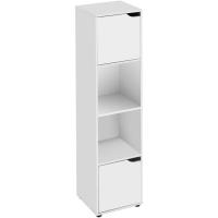 Estantería de Madera, Librería con Puerta y Compartimentos Abiertos, Mueble almacenaje, Organizador,en Color Natural de 119x29x59 cm para Estudio,Dormitorio,Salón, Oficina y Biblioteca - details 6