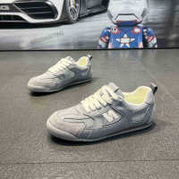 Zapatos zapatos de los hombres 2025 nuevos zapatos bajos con cordones Forrest Gump versátiles zapatos de entrenamiento alemanes de suela blanda de moda zapatos deportivos y de ocio transpirables - details 2