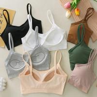 Sujetador deportivo para mujer, Tops deportivos sexys, sujetador de realce para Yoga, ropa interior deportiva para gimnasio y Fitness, sujetador sin costuras para levantamiento de pesas - details 1