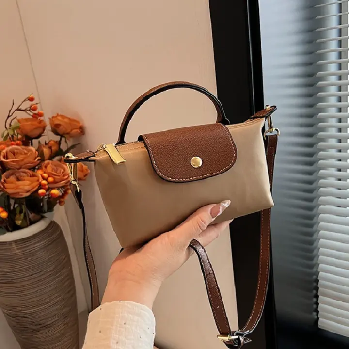 Bolso De Hombro Pequeño Para Mujer De Nylon Con Correa Removible Bolso Cruzado Estilo Moda Para Estudiantes Y Damas - 1