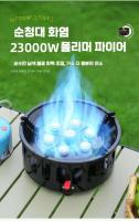 Estufa de Viaje Portátil de Alto Potencia Quema Fuerte, A Prueba de Viento, Enciende Electrónicamente, Equipo de Camping de 7 Núcleos - details 4