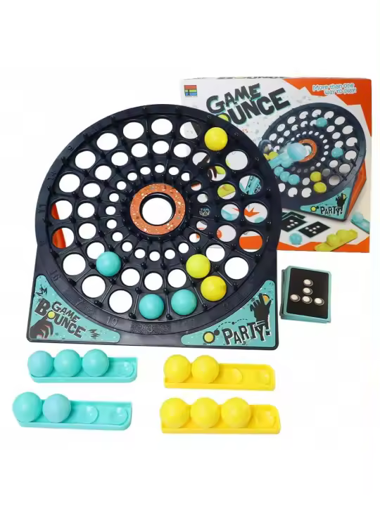 Juego de Pelota de rebote redonda, juego de fiesta familiar, juego de mesa de pelota de conexión de rebote, juguete de activación de mesa, regalo - 1