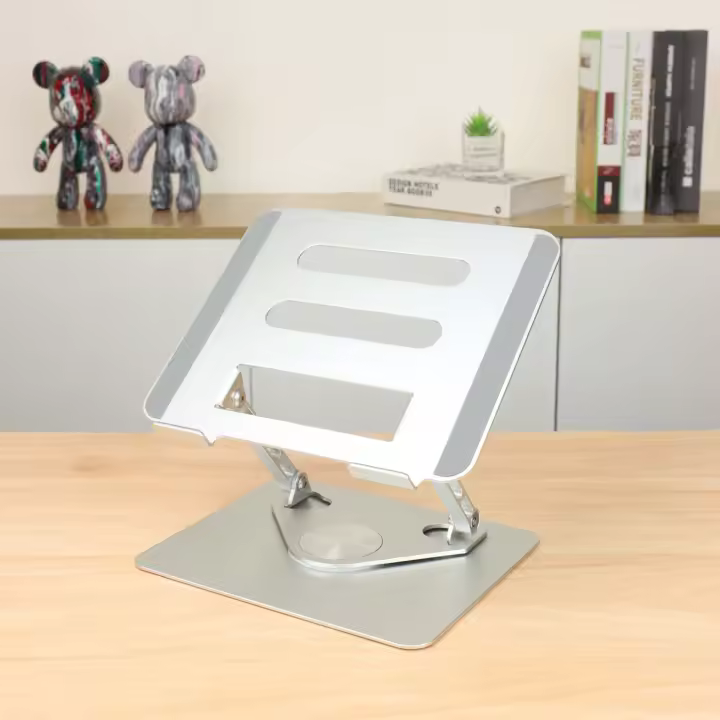Soporte plegable multifuncional para ordenador portátil, accesorio giratorio de acero al carbono con función de elevación, disipación de calor - 1