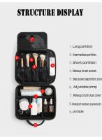 Neceser profesional de gran capacidad para mujer, bolsa de viaje, estuche de maquillaje - details 13