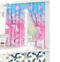 Cortina más vendida para ventana o puerta, decoración del hogar, hojas y estampado de flores, 1 unidad, 100x210cm - details 0