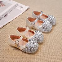 Zapatos de cuero para niñas, calzado suave y cómodo con diamantes de imitación, elegante, antideslizante, Otoño, 2024 - details 1