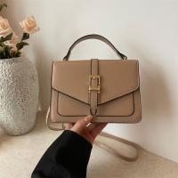 Bandolera mensajero de cuero de PU elegante, bolso bandolera de Color sólido, bolso de mano para mujer - details 9