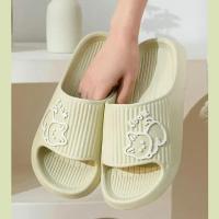 Zapatillas de verano antideslizantes Plataforma de baño con dibujo de oso - details 2