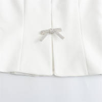 Ouwu Top de Verano para Mujer Joyería con Lazo, Decoración, Cuello Colgante, Top sin Mangas, Bonito Top con Tirantes 2025 - details 4