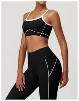 Sujetador deportivo ajustado desnudo, sujetador de Yoga con espalda grande en forma de U, Top de Fitness al aire libre para mujer - details 25