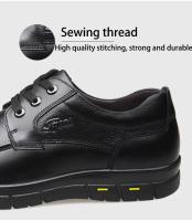 Mocasines Retro de marca para hombre, zapatos de conducción italianos transpirables, zapatos con cordones de suela suave de cuero genuino - details 5