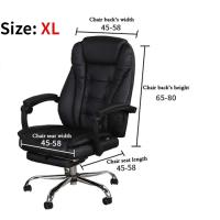 Fundas de Silla de Escritorio de Oficina de Alta Calidad Protector de Sillón Negro con Apoyabrazos - details 2