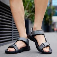 Sandalias de exterior para hombre, soporte para arco, esterilla de yoga, plantilla de gladiador con punta abierta, zapatillas de playa de verano, antideslizantes y duraderas - details 11