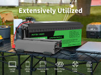 Inversor de Onda Senoidal Puro 2000W-4000W Convertidor de 24V a 220V Fuente de Alimentación de Emergencia para Caravana de Viaje al Aire Libre - details 5