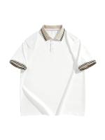 Polo informal para hombre, novedad de verano, camiseta informal cómoda, camisetas sencillas y transpirables con cuello abatible sólido para hombre - details 3