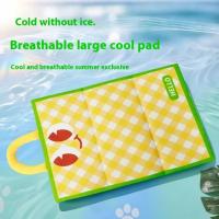 Alfombrilla de refrigeración impermeable para mascotas, almohadilla Universal resistente al calor para dormir en verano, almohadilla de hielo suave y transpirable, uso interior y exterior - details 8
