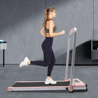 Cinta de correr eléctrica con pantalla LED plegable, máquina de correr con temporizador y Control remoto, múltiples modos de ejercicio, 20 "de ancho - details 6