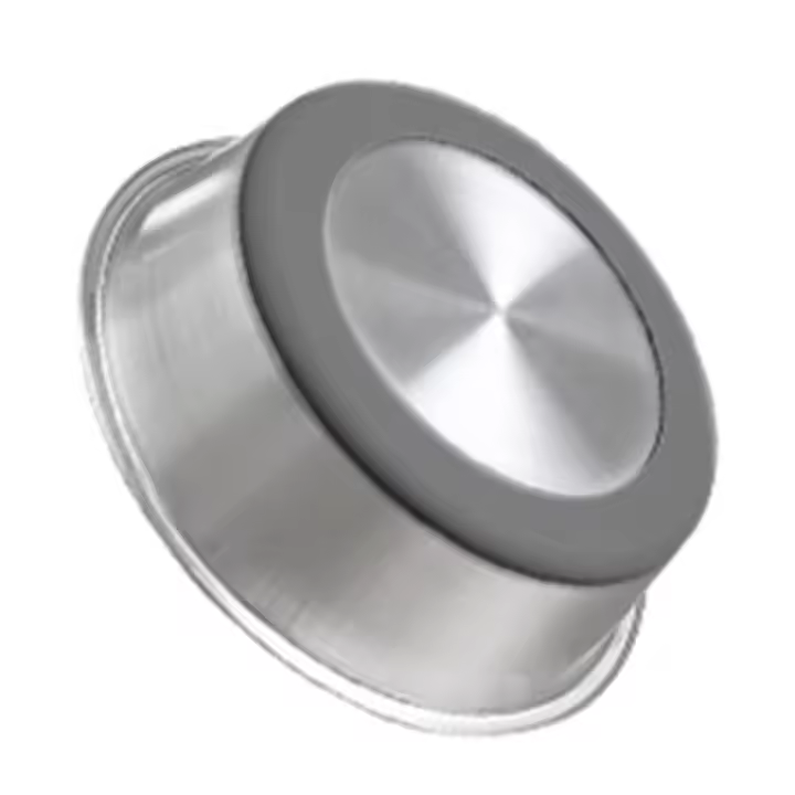 Cuenco para perros con fondo de silicona, comederos antideslizantes de acero inoxidable para mascotas, cuencos para perros y gatos resistentes al calor, perros pequeños/grandes - 1
