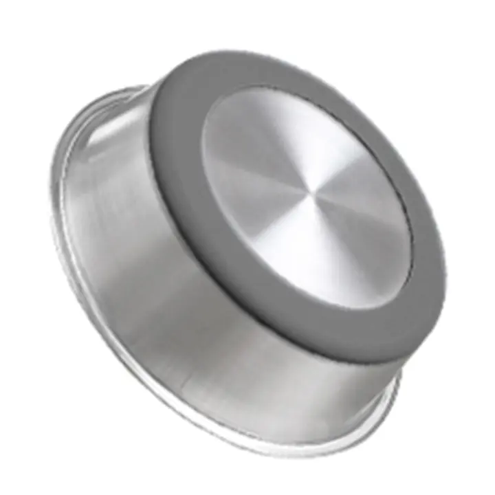 Cuenco para perros con fondo de silicona, comederos antideslizantes de acero inoxidable para mascotas, cuencos para perros y gatos resistentes al calor, perros pequeños/grandes - 1