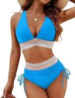 Traje de baño sexy para mujer, traje de baño de bikini de dos piezas con cintura adelgazante, superventas - details 28