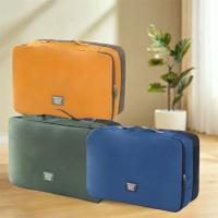 Bolsa de ropa de doble capa de gran capacidad, ahorro de espacio con cremallera, edredón, bolsa de compresión de algodón, bolsa de almacenamiento de chaqueta de plumón a prueba de polvo - details 10