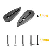 Espaciadores de Manillar de Bicicleta de Aleación de Aluminio Incrementos de 5/10/20/40mm para Barra Aérea Accesorios de Bicicleta Deportiva y al Aire Libre - details 1