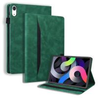 Funda protectora para iPad de 10,9 pulgadas, 10.ª generación (2022), cuero PU premium, tipo dividido retro con clip - details 1
