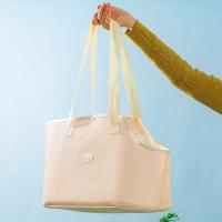 Bolso portátil de malla para cachorros y gatos, bolso de hombro suave y transpirable para cachorros, bolsas de viaje ligeras antiescape para mascotas - details 11