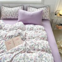 Funda de Edredón con Estilo Floral para Cama Individual 150 Cubiertas de Algodón para Cama de Reina Decoración de Hogar - details 3