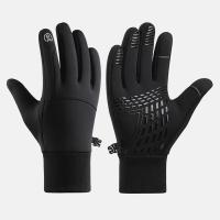 Guantes de invierno cálidos multifunción, manoplas deportivas antideslizantes e impermeables, manoplas de conducción al aire libre a prueba de viento con dedos completos para senderismo - details 2