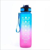 Botella de Agua Deportiva a Prueba de Fugas 32 Oz Horas de Beber Paja Ideal para Fitness Gimnasio Al Aire Libre - details 7