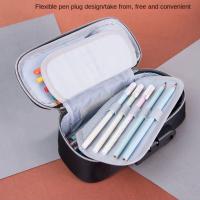 Gran Estuche de Lápices con Cerradura de Contraseña Color Sólido Duradero Para Oficina o Escuela - details 8