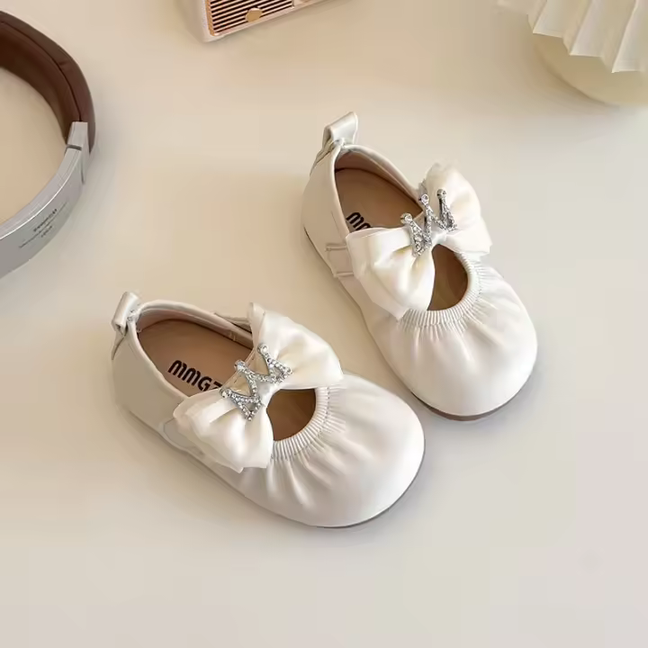 Zapatos formales antideslizantes de cuero para niña, multifuncionales, suela suave, estilo coreano, primavera, 2025 - 1
