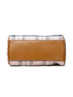 BINGMEI Moda gran Capacidad A Cuadros Bolso de las Mujeres nuevo Estilo Universitario Clase Commuter Bolsa de Hombro Multifuncional Barril Mochila - details 6
