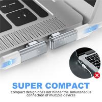 Adaptador magnético USB C de 24 Pines, conector tipo C 40Gbp/S PD 100W, convertidor de carga rápida para 3 - details 2