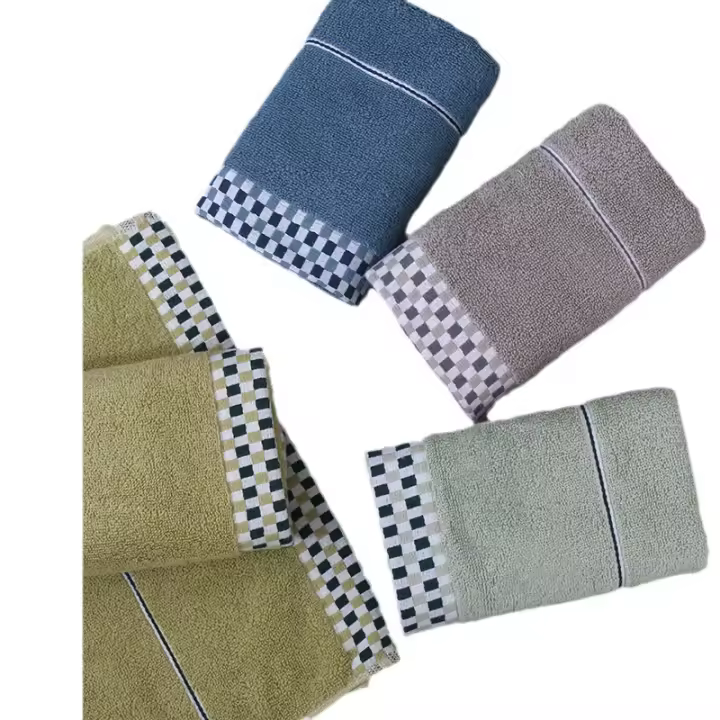 Juego de 4 Toallas de Algodón 100%,,Suaves y Absorbentes,Hipoalergénicas para Bebés y Piel Sensible para Baño, Spa y Uso Diario - 1