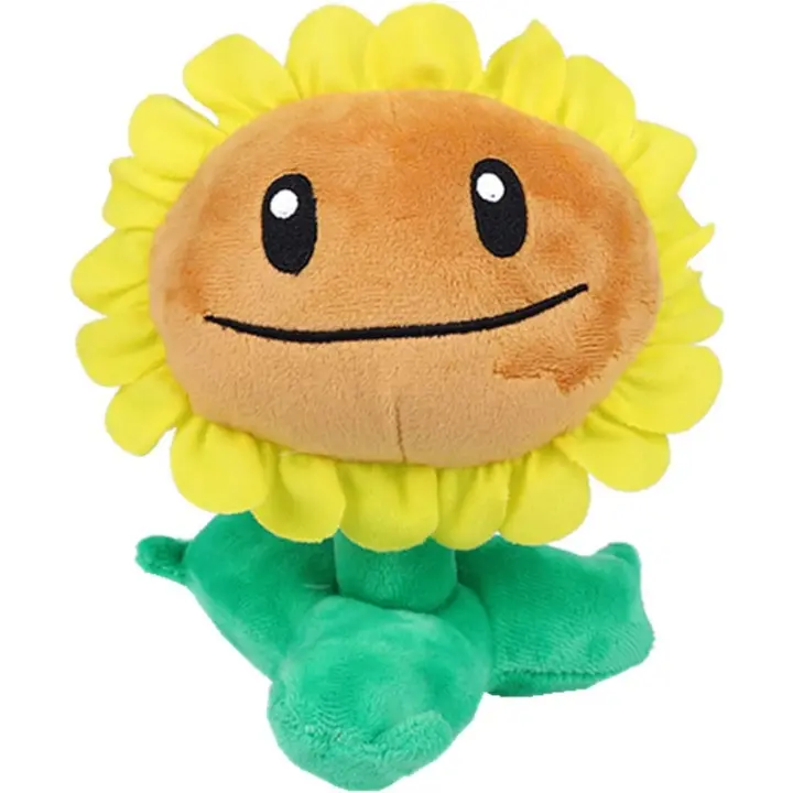 Muñecos de peluche de plantas y Zombies, muñecos suaves de girasol, PVZ, novedad - 1