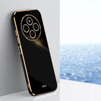 KEYSION-funda enchapada de lujo para Xiaomi Redmi 14C, cubierta trasera cuadrada de silicona TPU suave a prueba de golpes para teléfono, Redmi 14C - details 10
