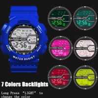 Reloj Deportivo de Lujo para Hombres Automático, Resistente al Agua, Luminoso, Reloj Digital de Pulsera de Cuero - details 6