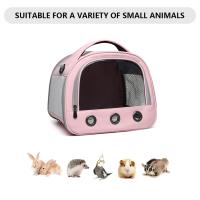 Bolsa de transporte transparente para mascotas, bolsa de malla transpirable para mascotas pequeñas, Chinchilla para p - details 3
