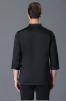 Uniforme de Chef para hombre, chaqueta para cocinar, camisa de cocina, camarera, servicio de comida rápida, Hotel, olla caliente, tienda de pasteles, abrigo con logo personalizado - details 6