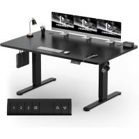 160x80 CM Elevable Regulable en Altura,Escritorio de Pie con Tablero de Cuatro Partes, Mesa Ordenador con Función de Memoria - details 0